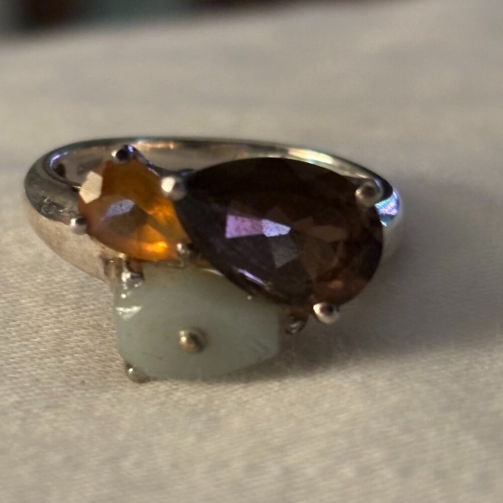 Michelle Albala Multi Gemstone 925 Ladies Ring